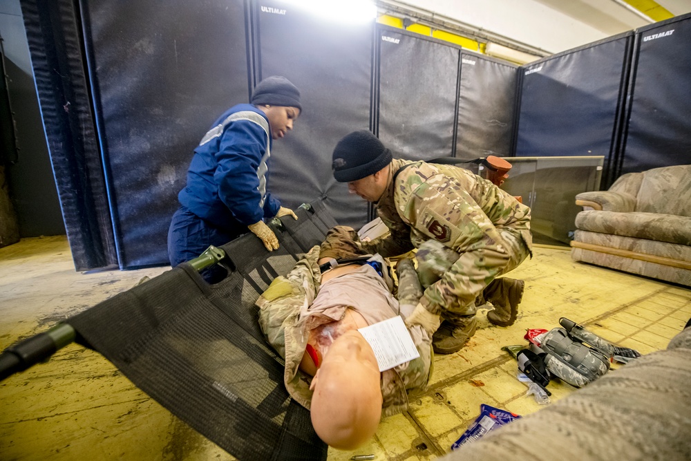 Pathfinder defenders, medics evaluate readiness during Active shooter exercise