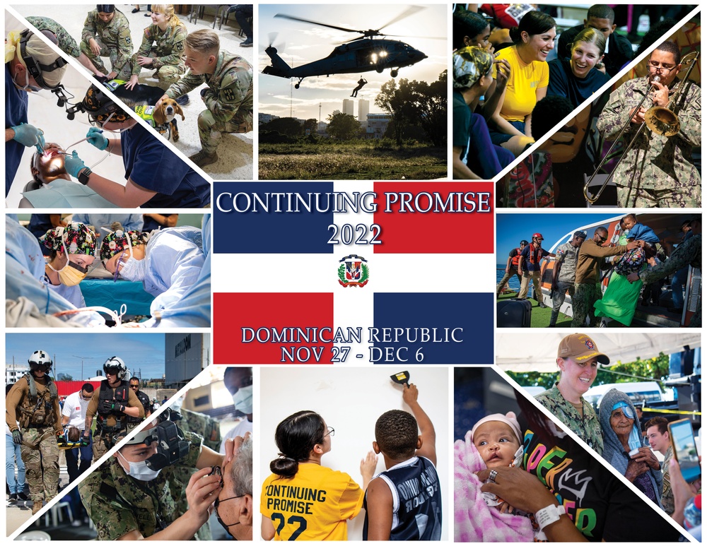 Continuing Promise 2022 Dominican Republic Poster