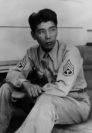 Sgt. Hachiya shot by Japanese patrol