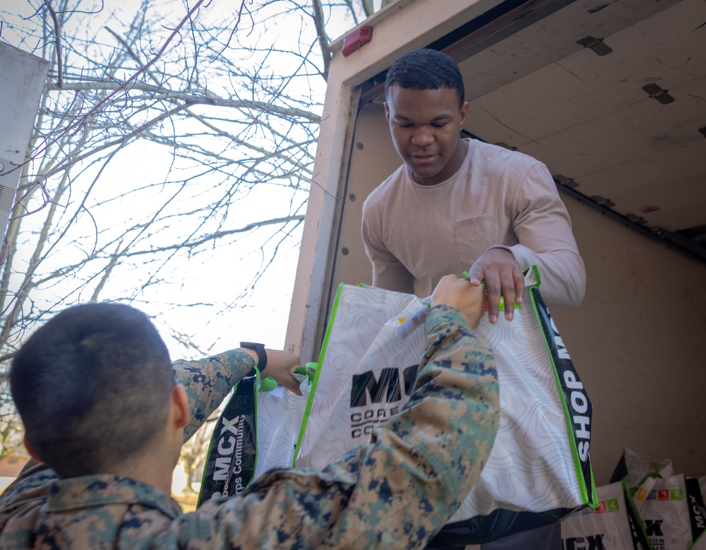 Holiday in the Barracks bag stuffing