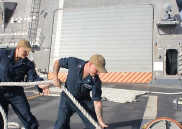 USS Milwaukee arrives in Limon, Costa Rica, for a Port Visit
