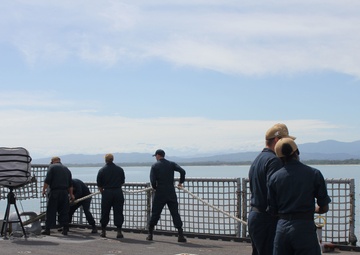 USS Milwaukee arrives in Limon, Costa Rica, for a Port Visit