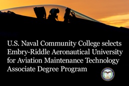 USNCC Selects Embry-Riddle Aeronautical University for Aviation Maintenance Technology Associate Degree Program