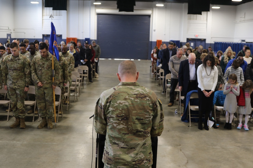 2-130th Holds Deployment Ceremony in Salisbury, NC