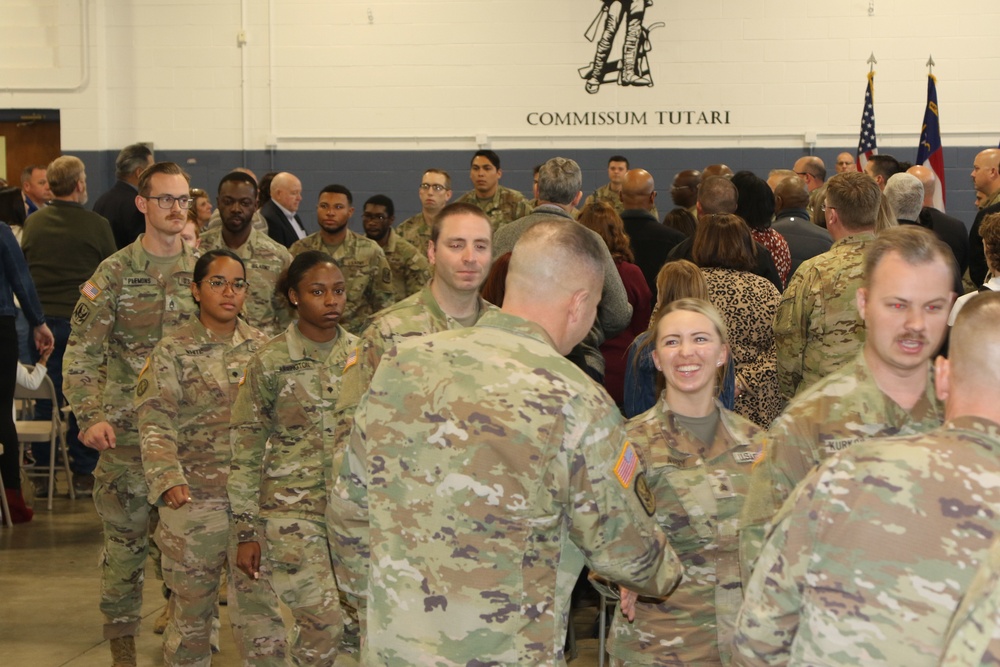 2-130th Holds Deployment Ceremony in Salisbury, NC