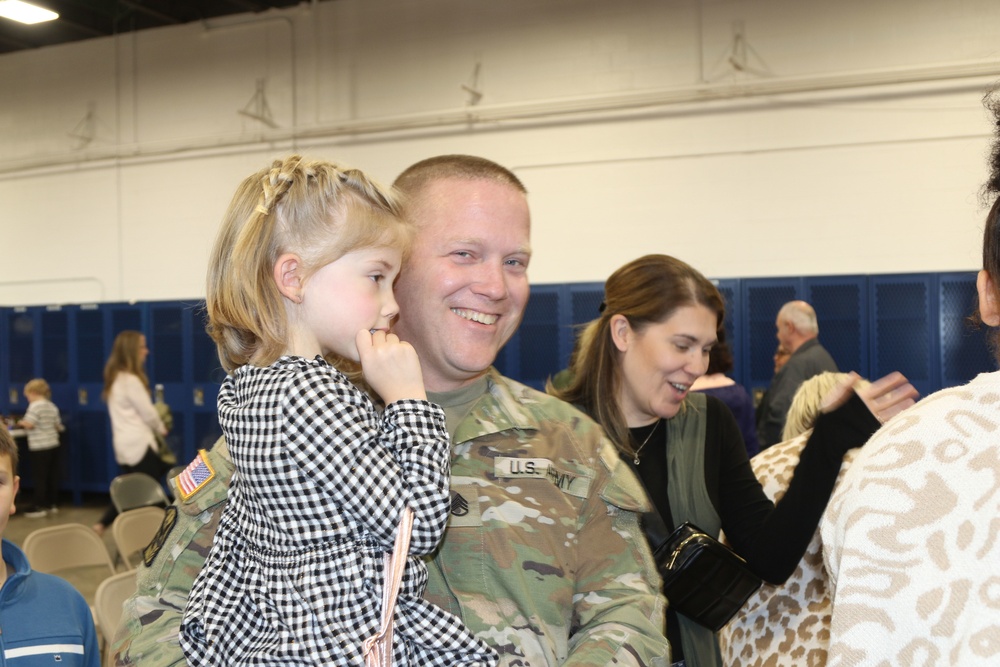 2-130th Holds Deployment Ceremony in Salisbury, NC