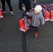Volunteers from the 142nd Wing and USO participate in &quot;Everything but the Turkey&quot; food drive