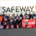 Volunteers from the 142nd Wing and USO participate in &quot;Everything but the Turkey&quot; food drive