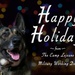 Happy Holidays from the MCIEAST-MCB Camp Lejeune Military Working Dogs