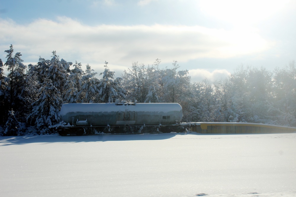 December 2022 snow scenes at Fort McCoy