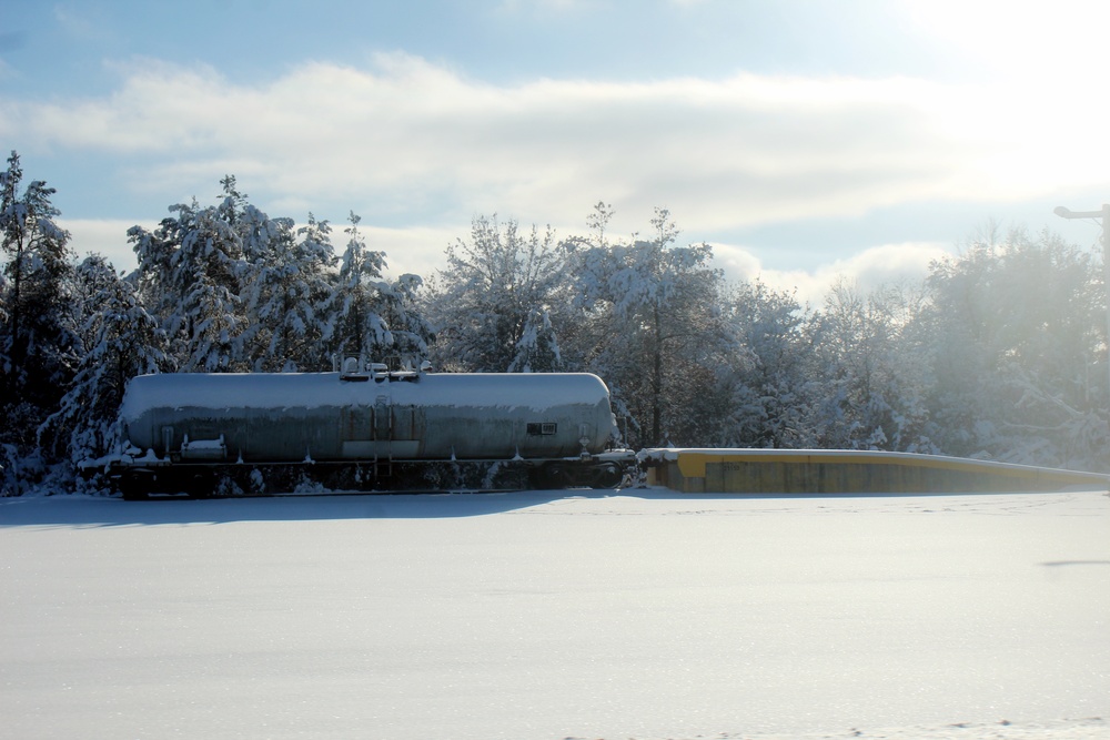 December 2022 snow scenes at Fort McCoy