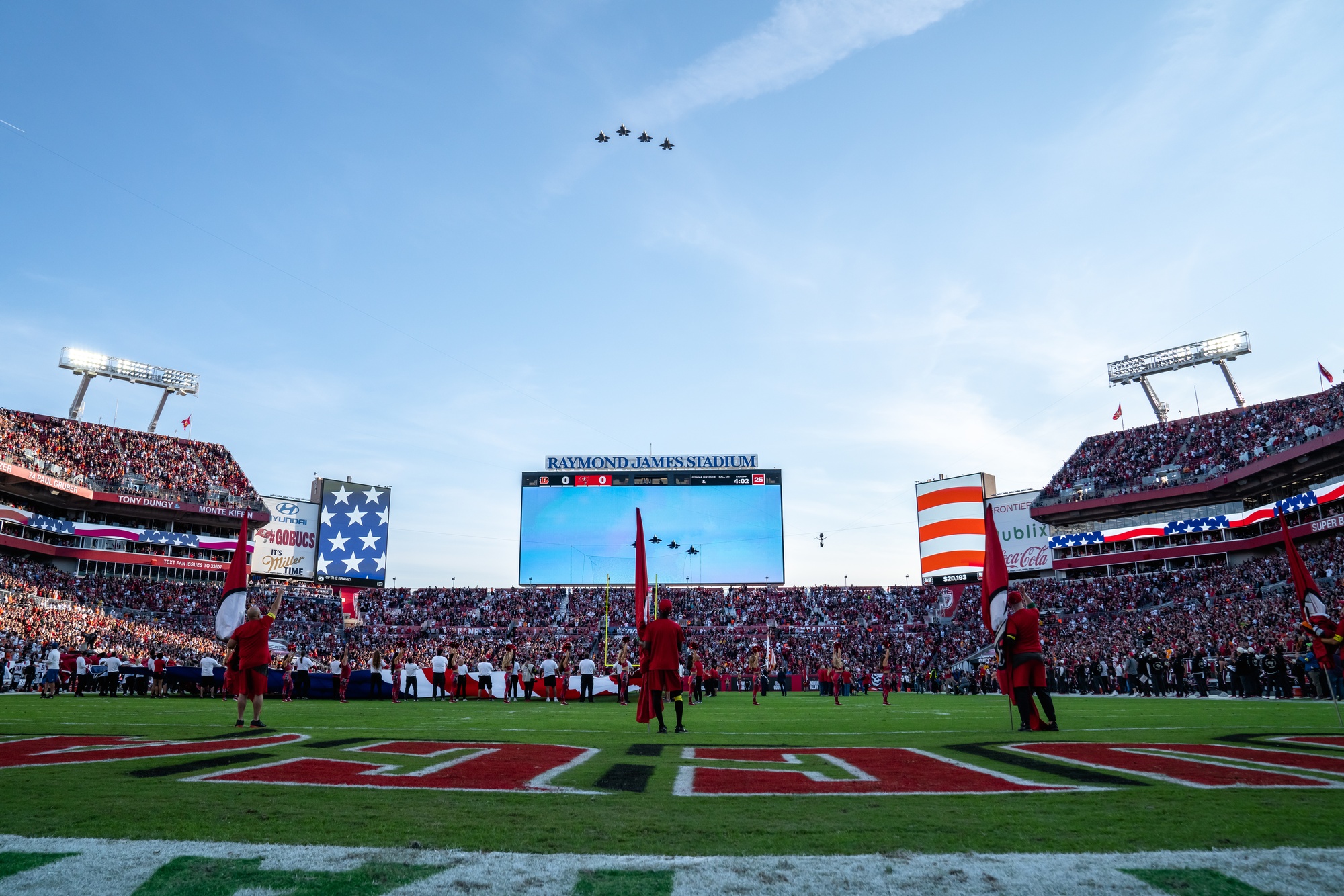 DVIDS - Images - Air Force demonstrates premier air power at Bengals vs  Buccaneers [Image 1 of 2]