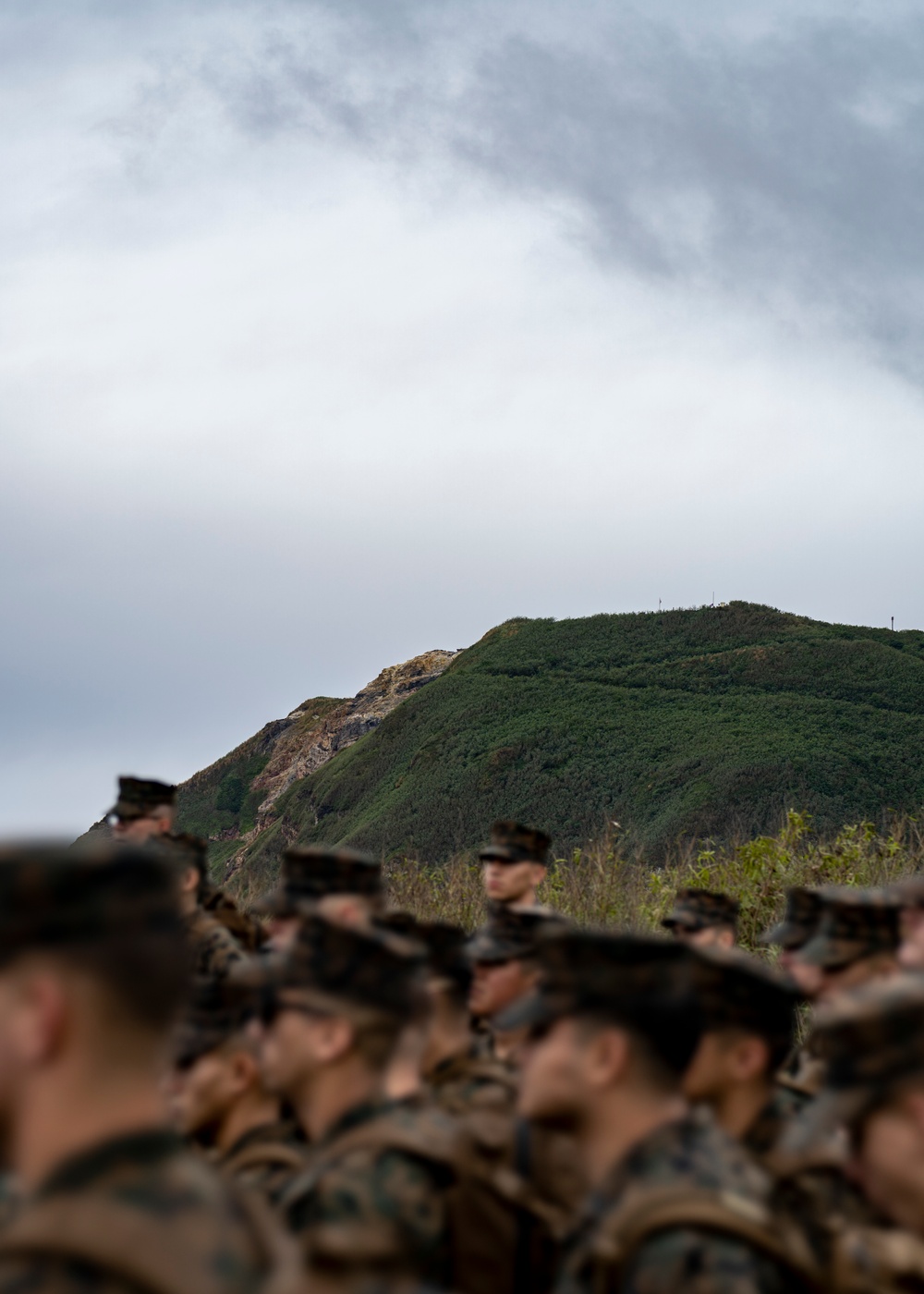 A walk in their footsteps: VMGR-152 hike around Iwo Jima