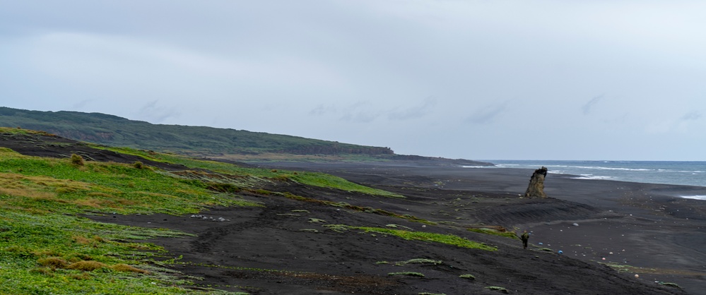 A walk in their footsteps: VMGR-152 hike around Iwo Jima