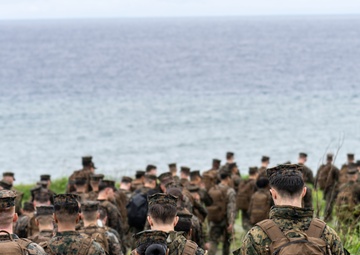 A walk in their footsteps: VMGR-152 hike around Iwo Jima