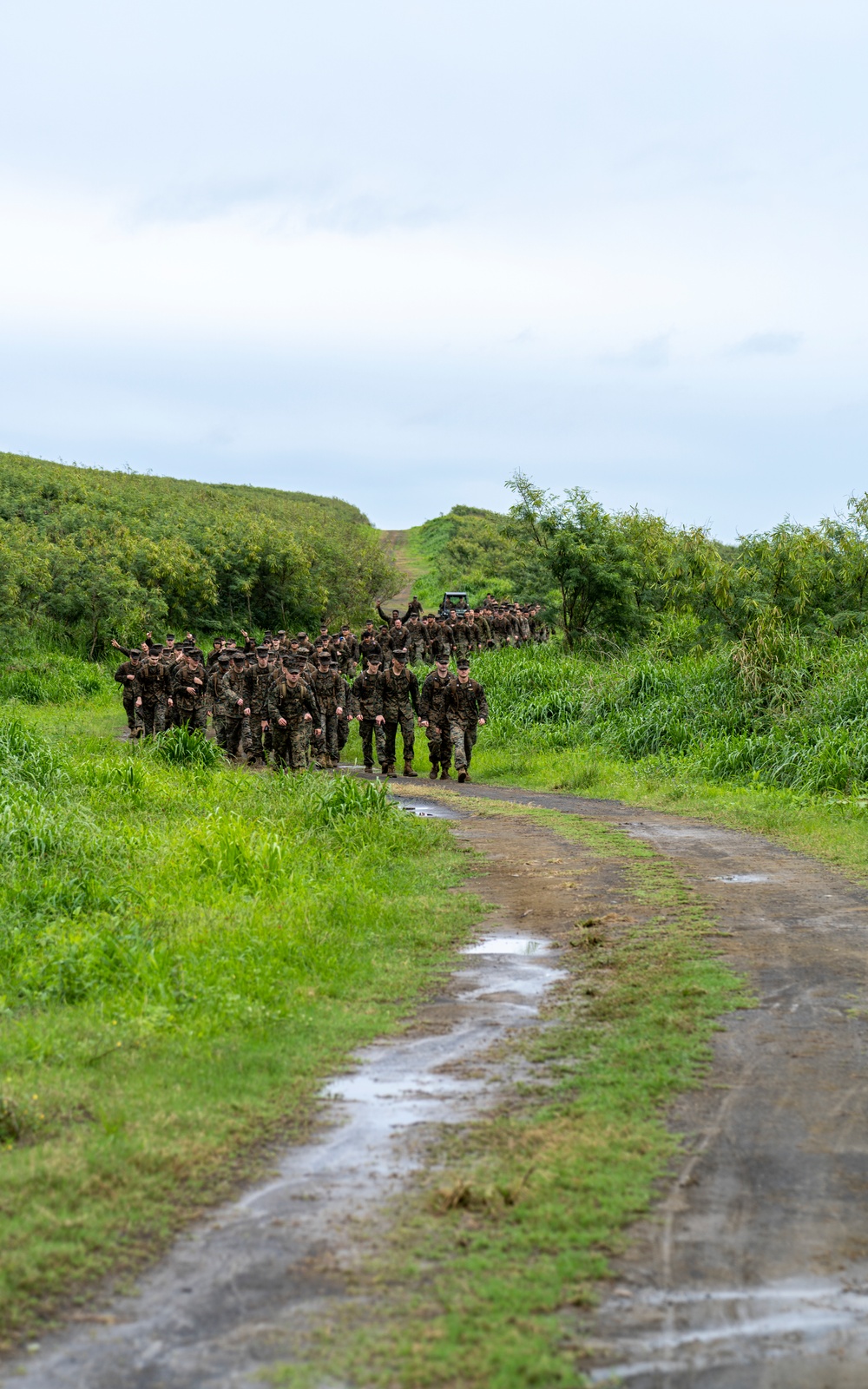 A walk in their footsteps: VMGR-152 hike around Iwo Jima