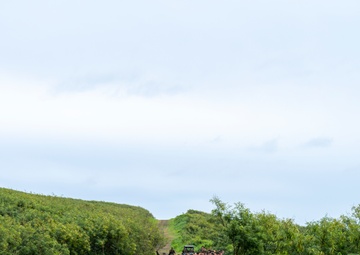 A walk in their footsteps: VMGR-152 hike around Iwo Jima