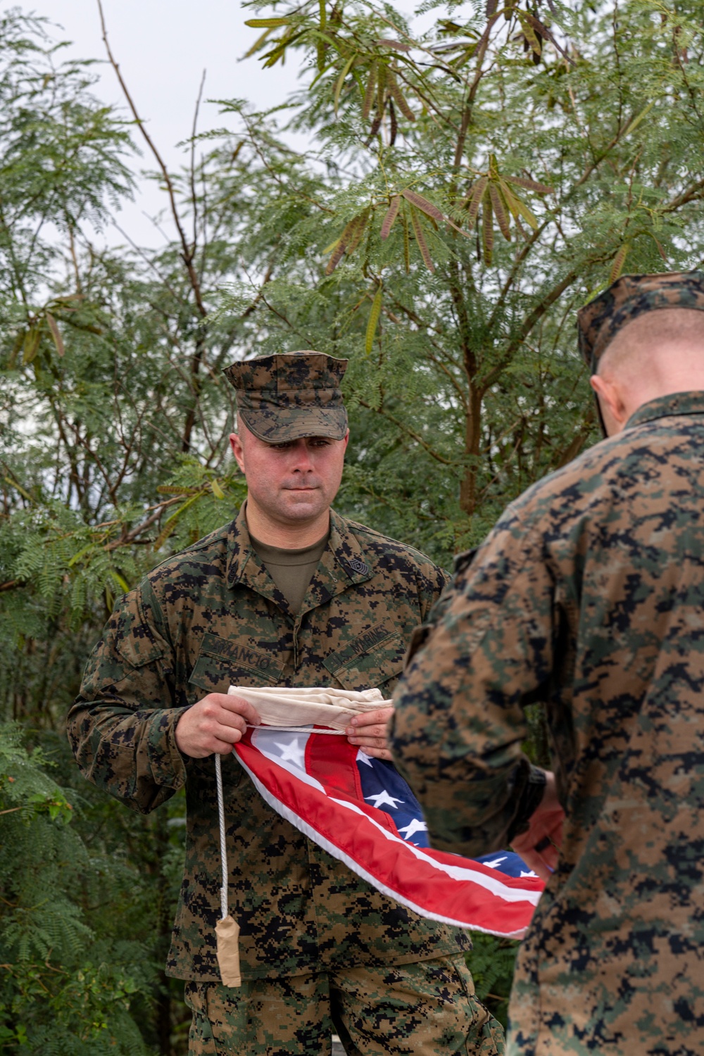 A walk in their footsteps: VMGR-152 hike around Iwo Jima