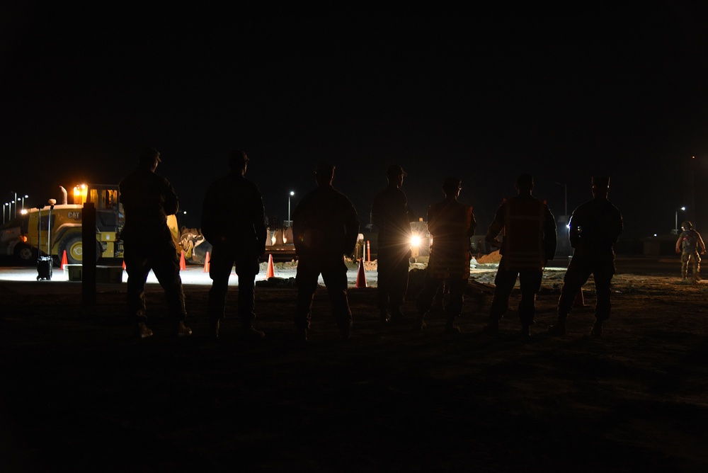 380th Air Expeditionary Wing Night RADR Training
