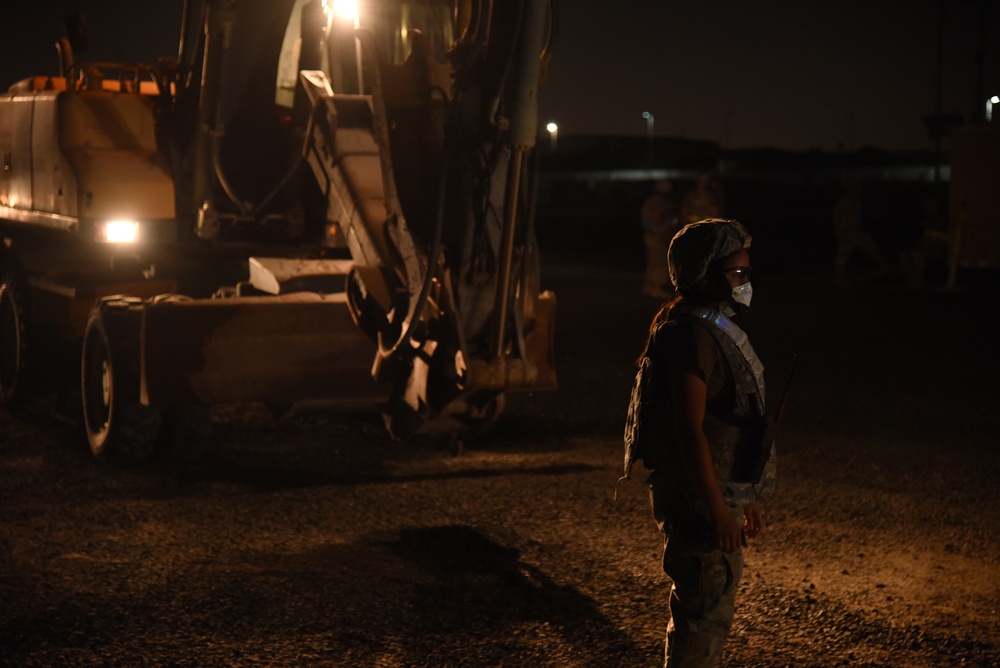 380th Air Expeditionary Wing Night RADR Training