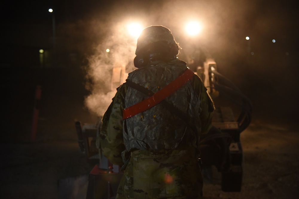 380th Air Expeditionary Wing Night RADR Training