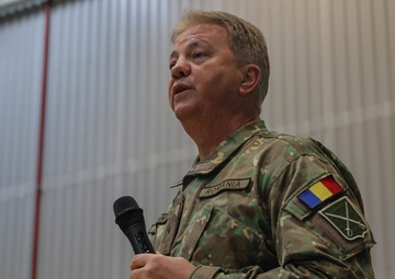 Romanians Gift Giving Ceremony for the 101st Airborne Division