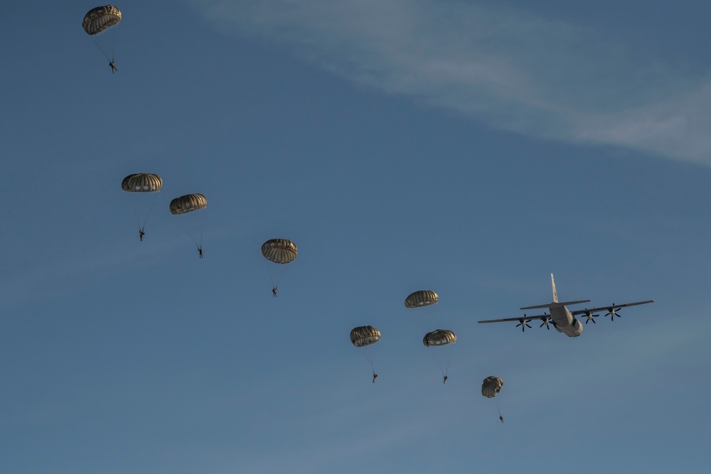 Paratroopers at the Alzey Drop Zone