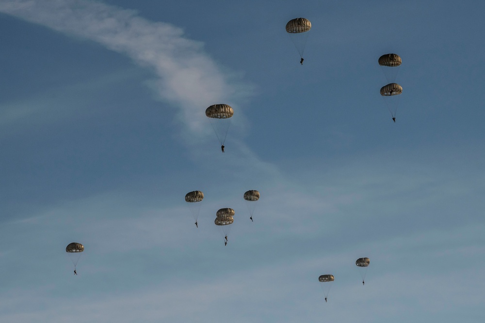 Paratroopers at the Alzey Drop Zone