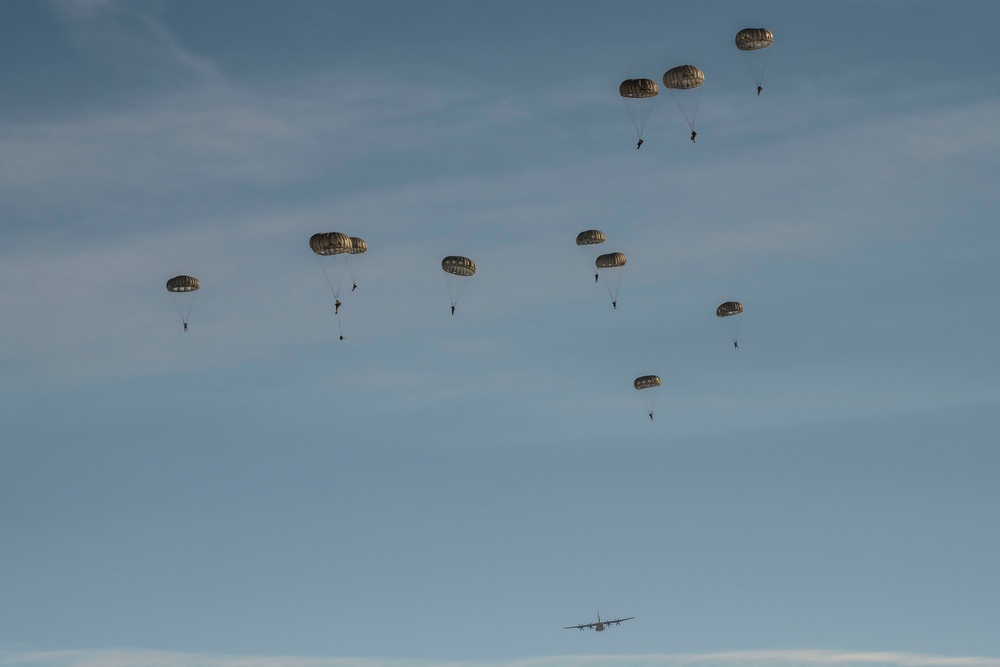 Paratroopers at the Alzey Drop Zone