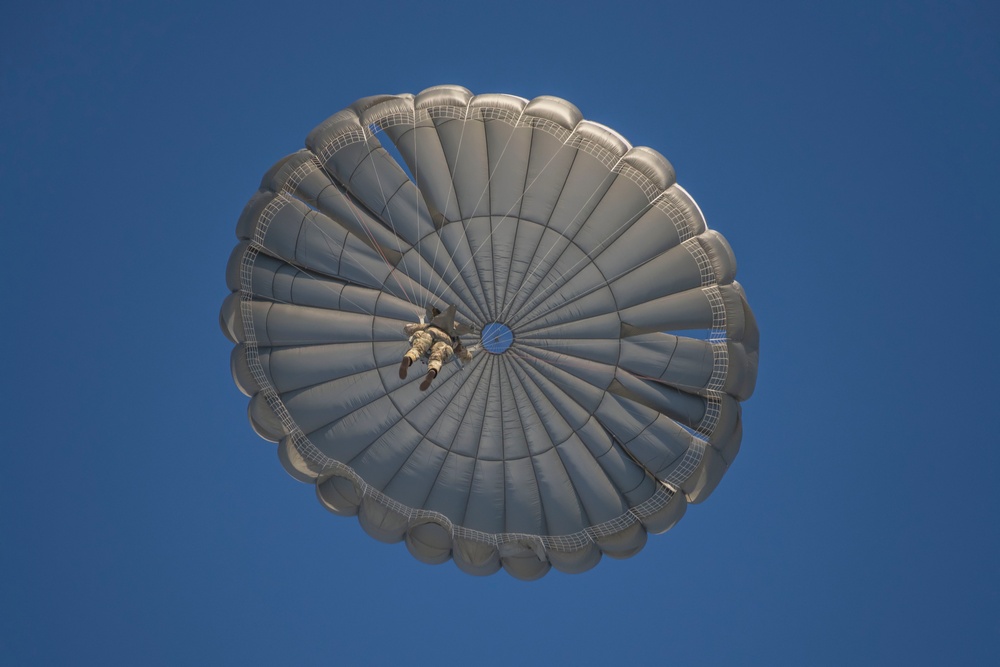 Paratrooper at the Alzey Drop Zone