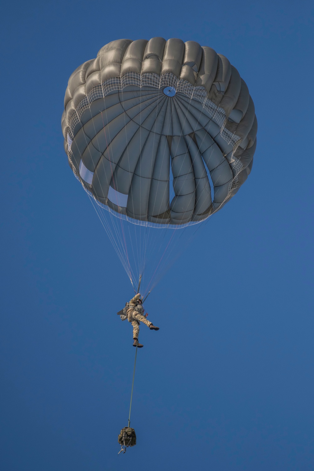 Paratrooper at the Alzey Drop Zone