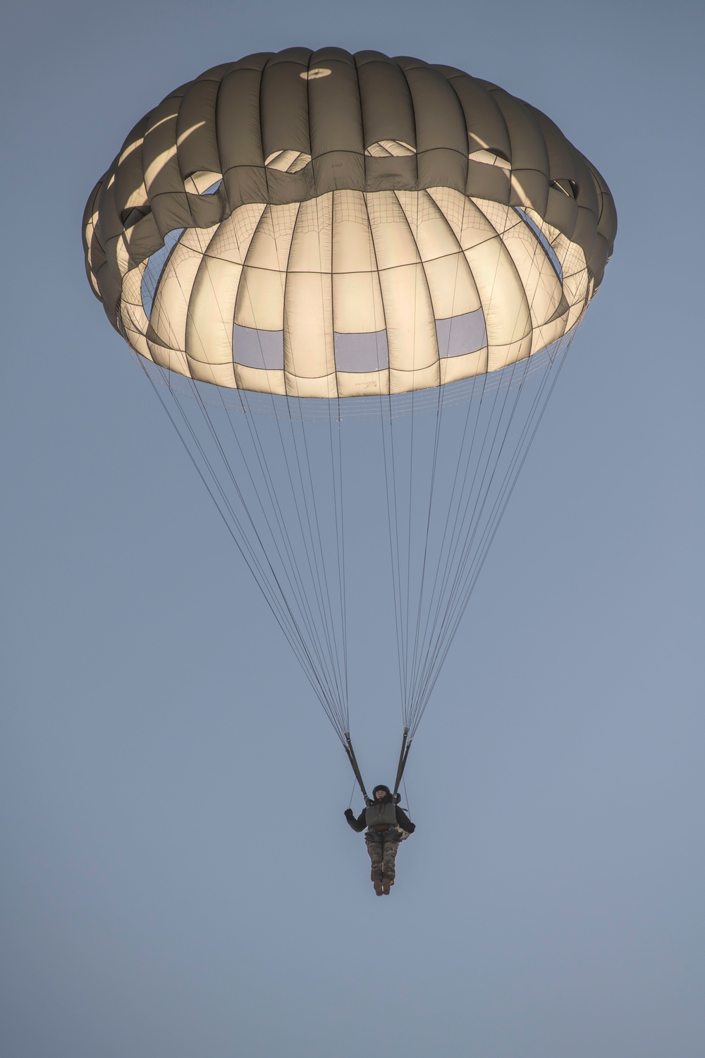 Paratrooper at the Alzey Drop Zone