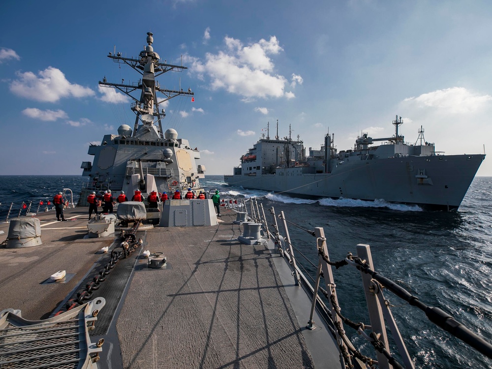 DVIDS - Images - USS Delbert D. Black Conducts RAS with USNS Alan ...