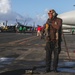 Sailor Collects Aircraft Chains