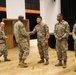 Lt. Col. Ramsey Presents Coins to Exemplary Soldiers