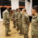 Lt. Col. Ramsey Presents Coins to Exemplary Soldiers