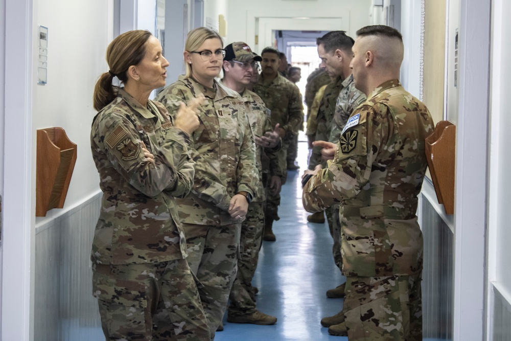 Arizona TAG visits deployed 149th Av. Reg. Soldiers.