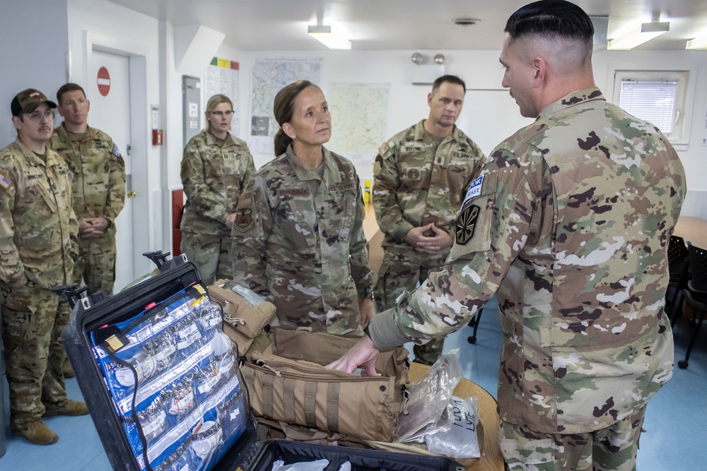 Arizona TAG visits deployed 149th Av. Reg. Soldiers.