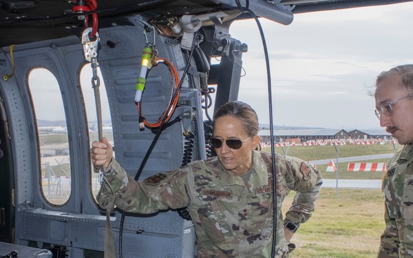 Arizona TAG visits deployed 149th Av. Reg. Soldiers.