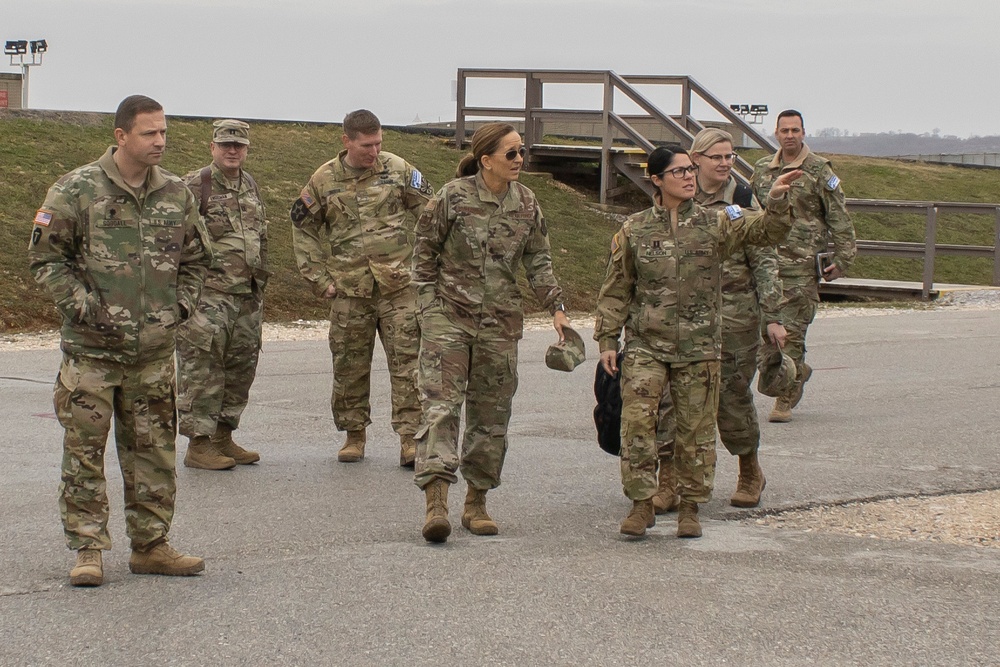 Arizona TAG visits deployed 149th Av. Reg. Soldiers.