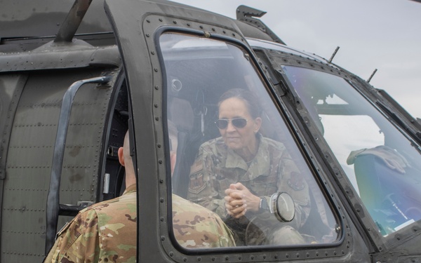 Arizona TAG visits deployed 149th Av. Reg. Soldiers.