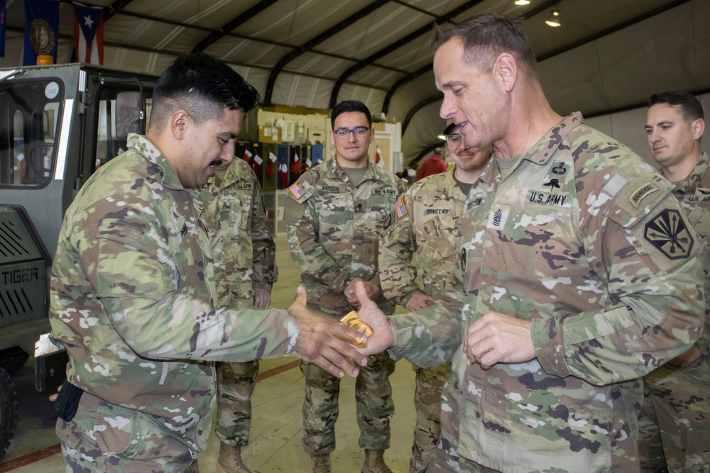 Arizona TAG visits deployed 149th Av. Reg. Soldiers.