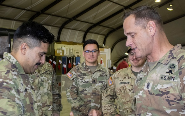 Arizona TAG visits deployed 149th Av. Reg. Soldiers.