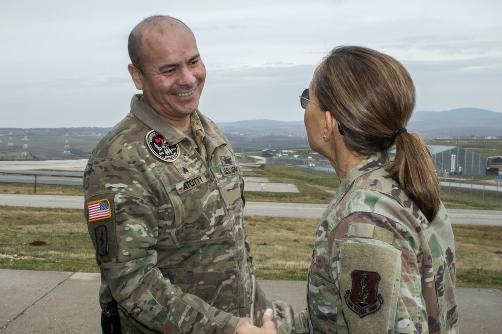 Arizona TAG visits deployed 149th Av. Reg. Soldiers.