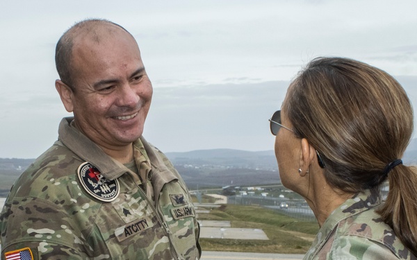 Arizona TAG visits deployed 149th Av. Reg. Soldiers.