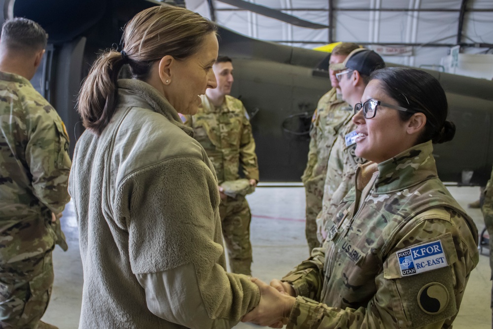 Arizona TAG visits deployed 149th Av. Reg. Soldiers.