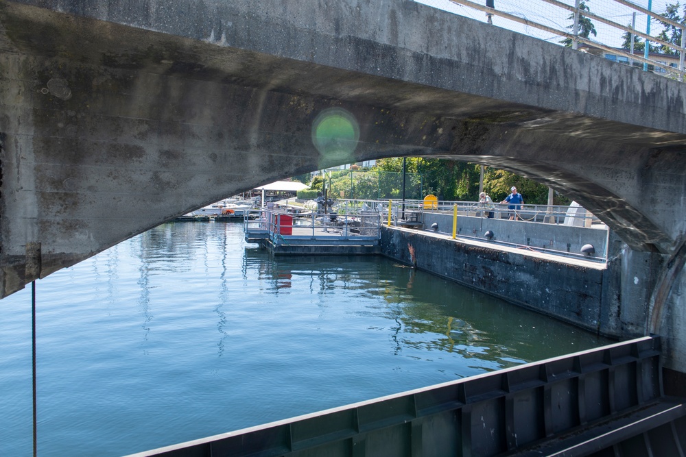 Chittenden Locks schedules large locks closures, small lock available