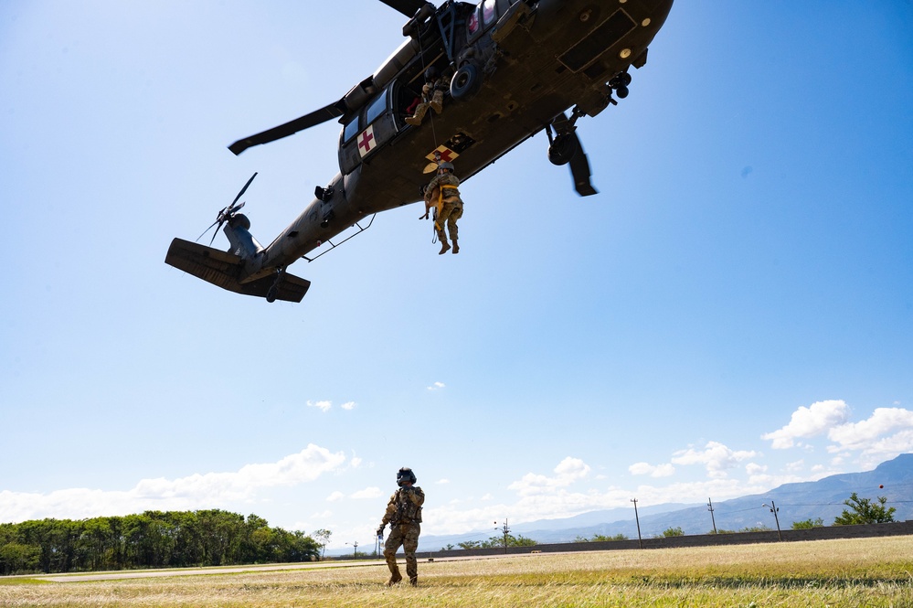 Medevac Hoist Training