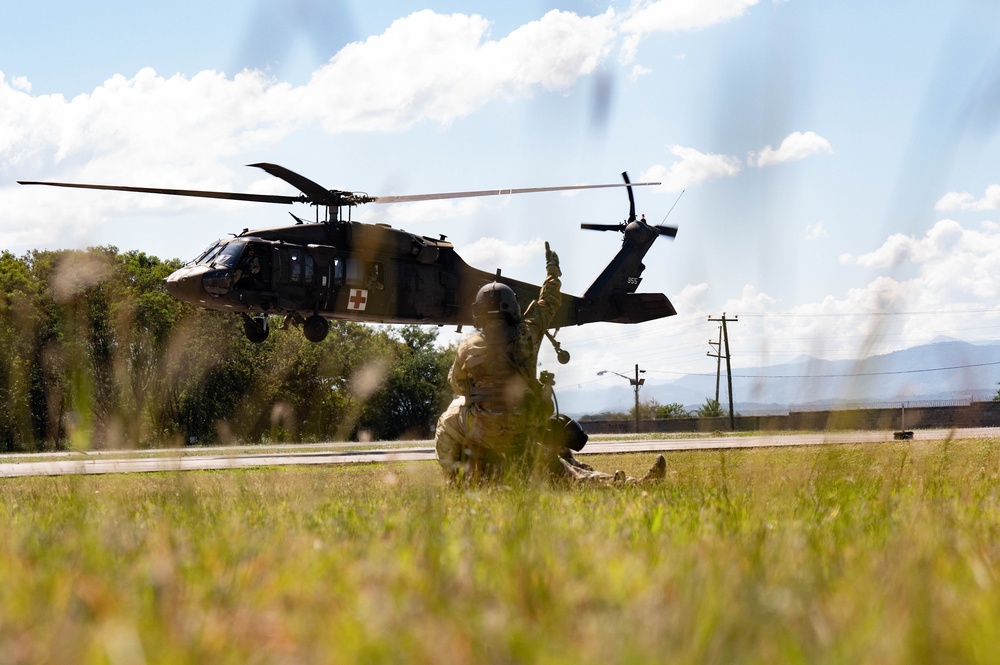 Medevac Hoist Training