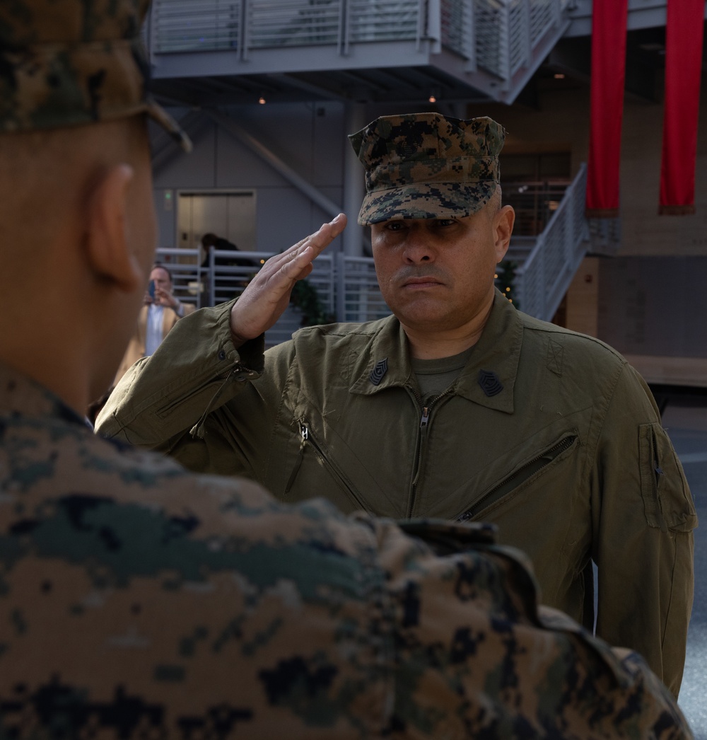 Master Gunnery Sgt Sanchez Retirement Ceremony